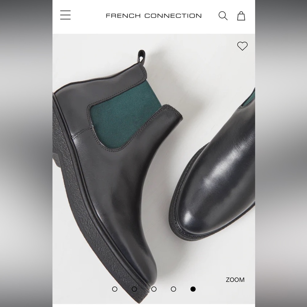 Nora Crepe Sole Chelsea Boots French Connection